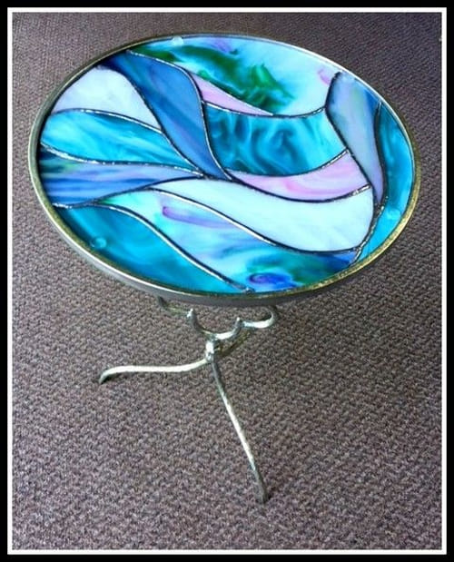 Click to view detail for SK-003 Spring, Small Round Table 15D $200