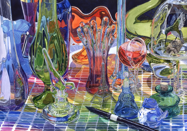 Some Of My Favorite Things 20 x 28 $6200 at Hunter Wolff Gallery