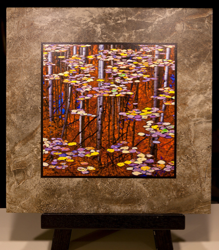 Click to view detail for Stained Glass 12x12 $90