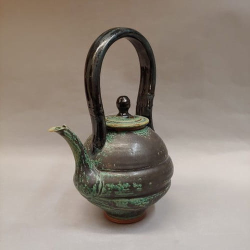 Click to view detail for #20839 Teapot Dark Green $69