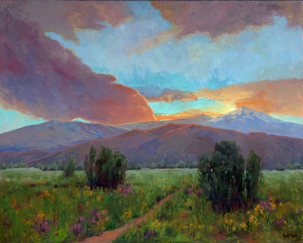 The Last Sweet Breath Of The Day 24x30 $2900 at Hunter Wolff Gallery