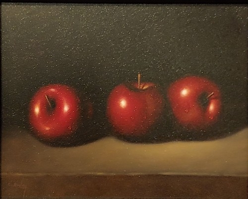 Three Red Apples 8x10  $900 at Hunter Wolff Gallery
