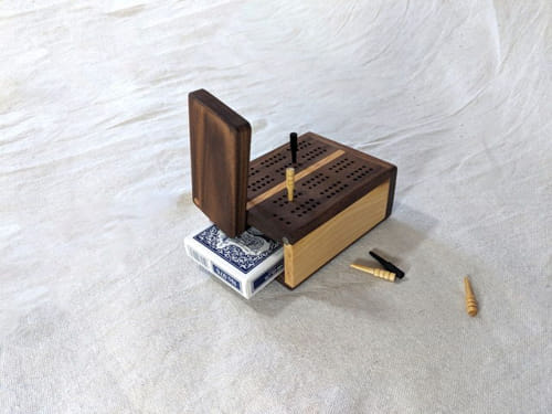 Click to view detail for BEN-7021 Travel Size Cribbage Set
