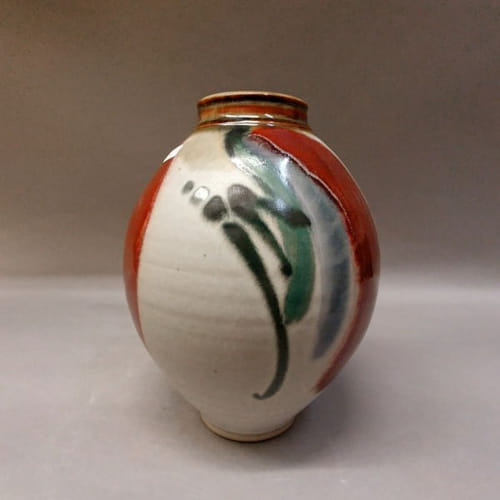 Click to view detail for Vase, Floral 9x6