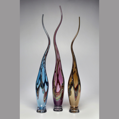 Click to view detail for VC-001 Swans Set of Three $1785