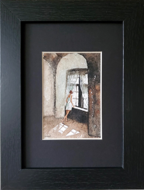 Click to view detail for Waiting 2.75x4.25 $450