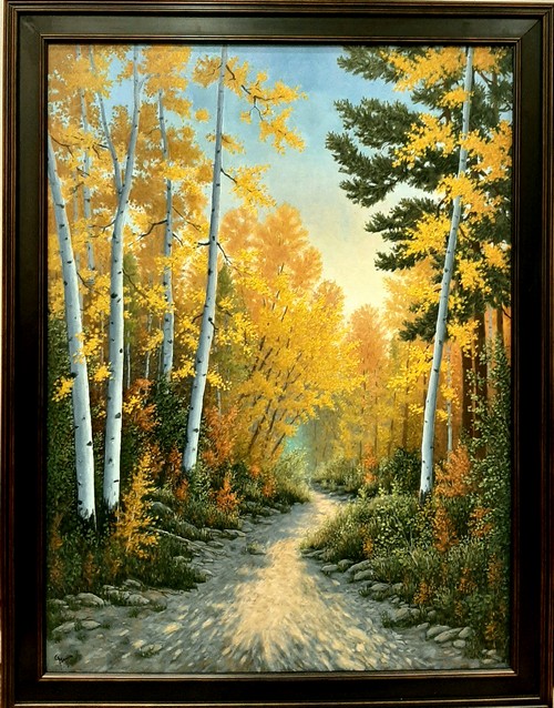 Click to view detail for Where Will Your Path Take You? 40x30 $2800