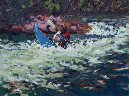 Worth The Wait 12x16 $1600 at Hunter Wolff Gallery