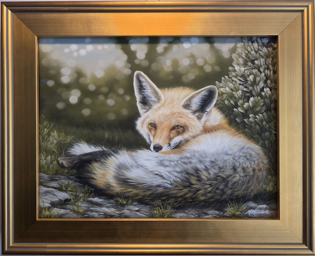 Click to view detail for Amber Solitude, Fox 14x18 $1600
