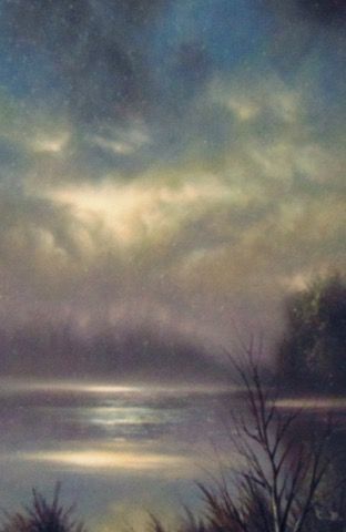 Click to view detail for River In Moonlight 7x5