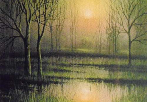 Click to view detail for Warm Mist 7x10